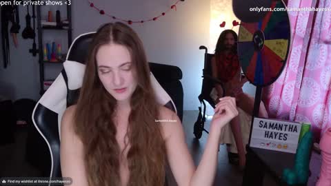 The Real Samantha Hayes haha  online show from 12, 2, 2025