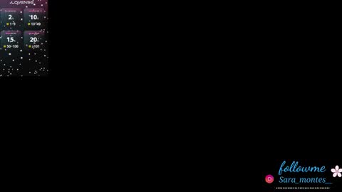 Sara Montes  online show from 13, 9, 2025