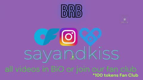 Snapshot of say_and_kiss chatting on 5, 2, 2026 Say and kiss online show from 5, 2, 2026