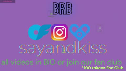 Snapshot of say_and_kiss chatting on 22, 3, 2026 Say and kiss online show from 22, 3, 2026