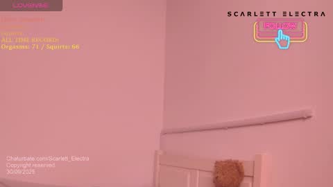 Snapshot of scarlett_electra chatting on 30, 9, 2025 SCARLETT ELECTRA - online show from 30, 9, 2025
