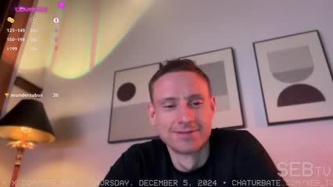 Sebastian online show from 6, 12, 2024