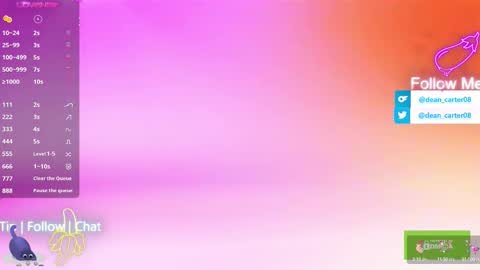 Dean Carter online show from 7, 10, 2025