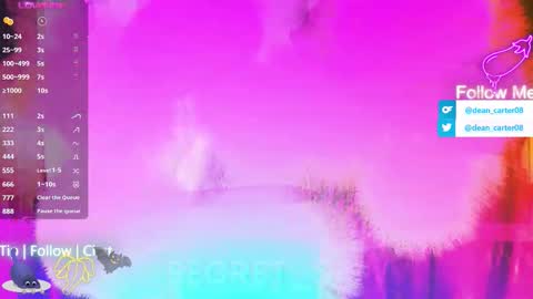 Dean Carter online show from 1, 2, 2026