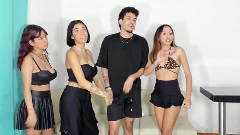 black hair GIORGIA --  redhair RILEY -brown hair APRIL online show from 5, 12, 2024