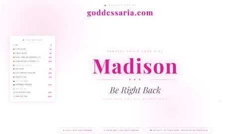 sissymaddieee online show from 8, 3, 2026