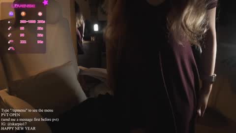 Snapshot of skarpio17 chatting on 2, 1, 2025 Im Scarlett ONLINE 5pm-10pm NYC time online show from 2, 1, 2025