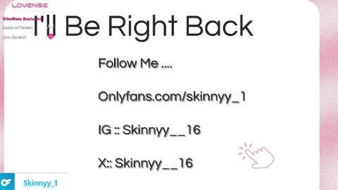 Skinnyy   online show from 11, 4, 2026