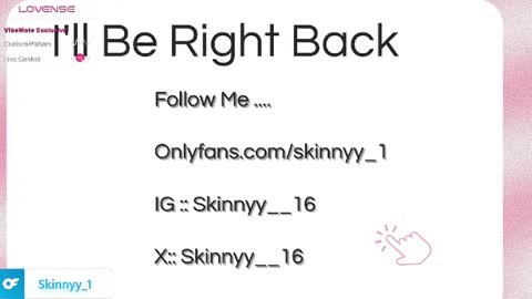 Skinnyy   online show from 12, 5, 2026