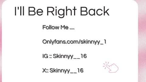 Skinnyy   online show from 9, 7, 2026