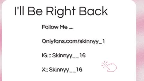 Skinnyy   online show from 22, 7, 2026
