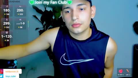 Snapshot of teddy_cowboy chatting on 1, 2, 2025 Follow me on Twitter boys ryder and instagram teddyscoot 12 online show from 1, 2, 2025