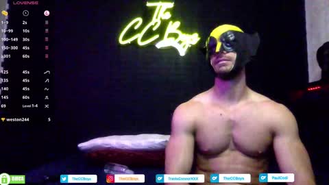 Snapshot of theccboysxxx chatting on 16, 10, 2025 The CC Boys Travis Connor Paul Codi online show from 16, 10, 2025