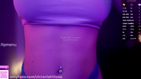 Snapshot of victoriahillova chatting on 15, 6, 2026 Victoria Hillova online show from 15, 6, 2026