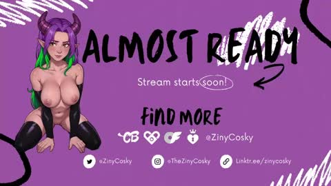 Ziny Cosky online show from 24, 5, 2026