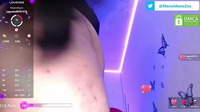 MeowMeowZoe online show from 6, 1, 2025