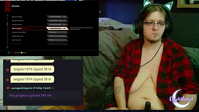 CryptidIndrid online show from 5, 1, 2025