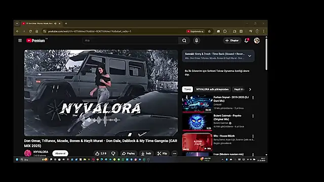 YaseminKader online show from 26, 10, 2025