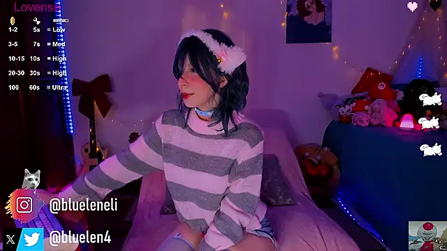 Snapshot of bluelen chatting on 21, 2, 2025 bluelen online show from 21, 2, 2025