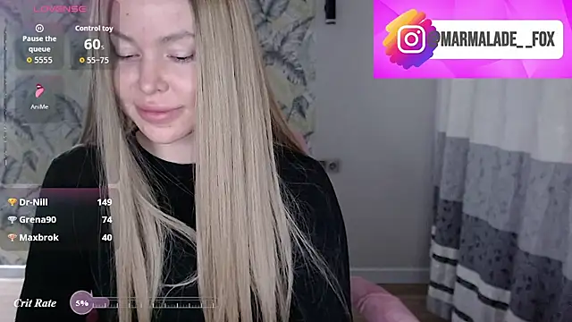 Marmalade Fox online show from 21, 7, 2026