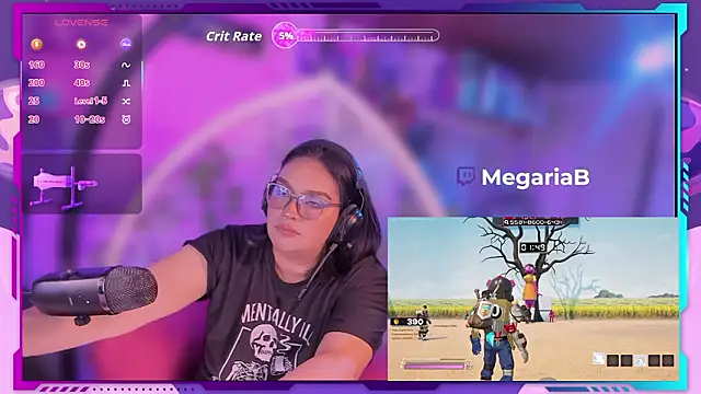 MegariaB online show from 17, 2, 2026