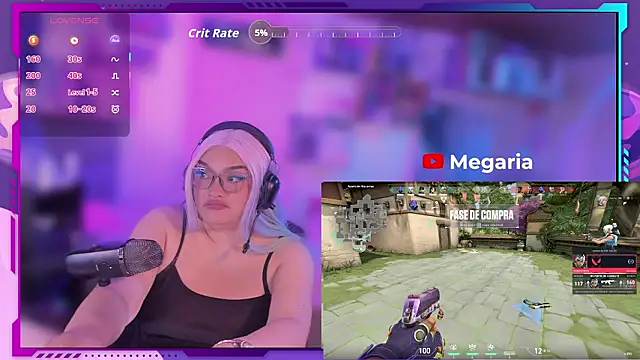 MegariaB online show from 21, 2, 2026