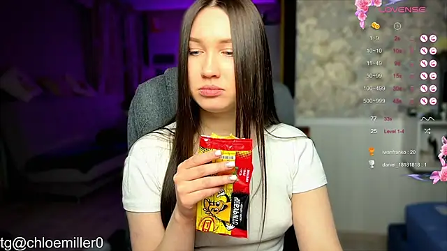 ChloeMillerMeow online show from 28, 1, 2025