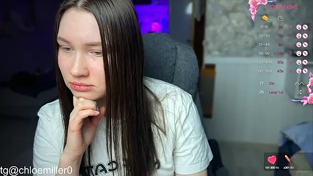 ChloeMillerMeow online show from 10, 2, 2025