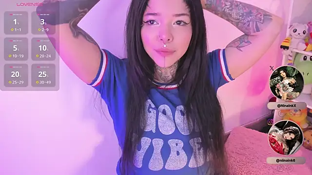 NinaInk online show from 1, 12, 2025