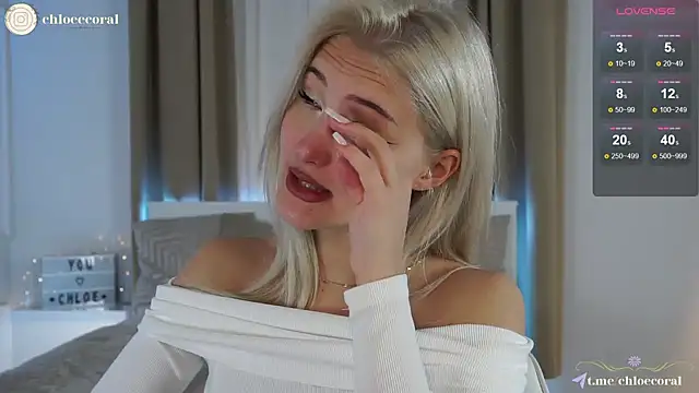 ChloeCoral online show from 19, 1, 2025