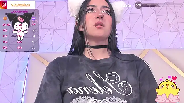 Snapshot of Violettbloss chatting on 11, 12, 2024 Violettbloss online show from 11, 12, 2024