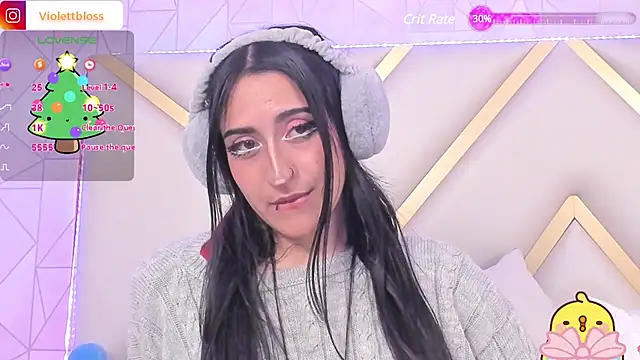 Snapshot of Violettbloss chatting on 13, 12, 2024 Violettbloss online show from 13, 12, 2024