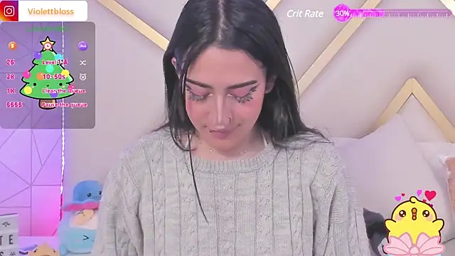 Snapshot of Violettbloss chatting on 18, 12, 2024 Violettbloss online show from 18, 12, 2024
