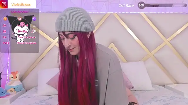Snapshot of Violettbloss chatting on 10, 1, 2025 Violettbloss online show from 10, 1, 2025