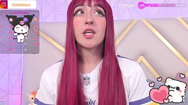 Snapshot of Violettbloss chatting on 14, 1, 2025 Violettbloss online show from 14, 1, 2025