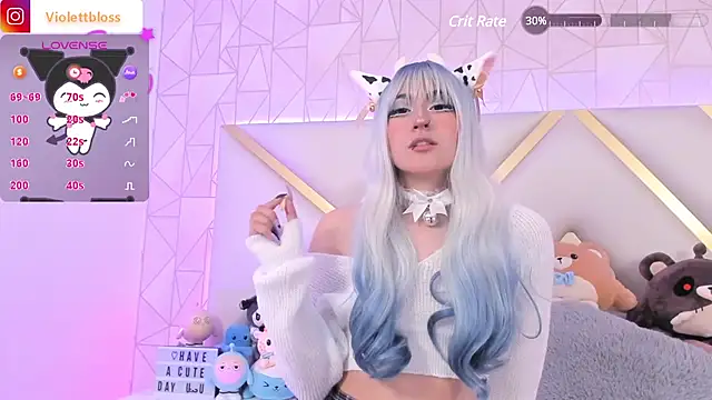 Snapshot of Violettbloss chatting on 27, 2, 2025 Violettbloss online show from 27, 2, 2025