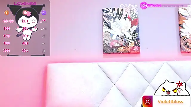Snapshot of Violettbloss chatting on 23, 9, 2025 Violettbloss online show from 23, 9, 2025