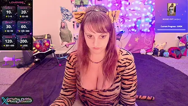BabyZelda online show from 7, 11, 2025