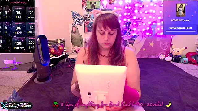 BabyZelda online show from 23, 12, 2025