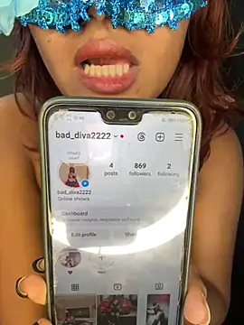 Snapshot of bad_diva chatting on 8, 1, 2025 bad diva online show from 8, 1, 2025