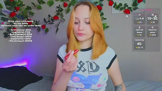Snapshot of MaryRace chatting on 5, 6, 2026 MaryRace online show from 5, 6, 2026