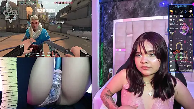 Snapshot of PetiteSalome chatting on 23, 1, 2025 PetiteSalome online show from 23, 1, 2025