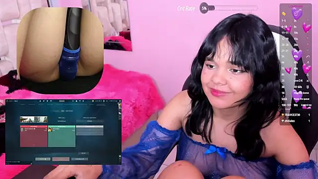 Snapshot of PetiteSalome chatting on 2, 3, 2025 PetiteSalome online show from 2, 3, 2025