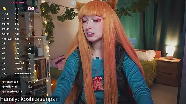 Snapshot of koshkasenpai chatting on 2, 2, 2025 koshkasenpai online show from 2, 2, 2025
