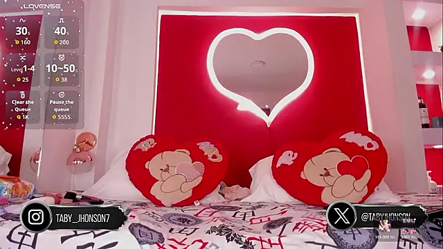 TabyJhonson online show from 25, 2, 2026