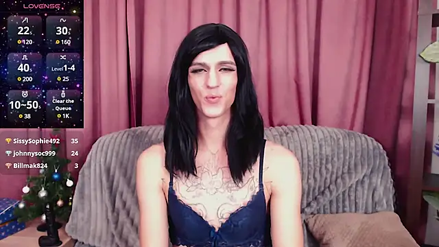  CRYSTAL tgirl online show from 24, 12, 2024