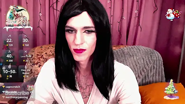  CRYSTAL tgirl online show from 13, 1, 2025