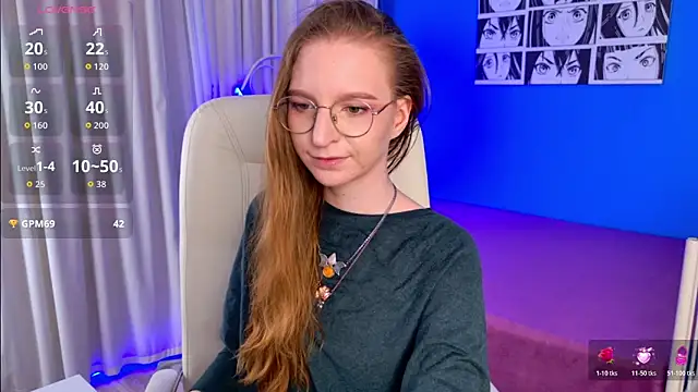 VioletShine online show from 7, 3, 2026