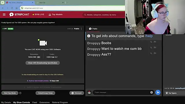 Snapshot of LilyFoxxx chatting on 2, 12, 2024 LilyFoxxx online show from 2, 12, 2024