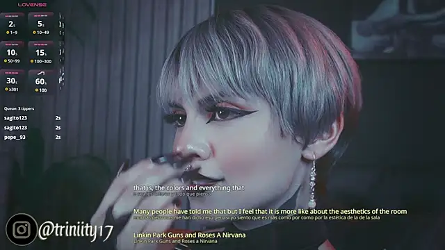 Snapshot of Trinity___s chatting on 10, 2, 2025 Trinity s online show from 10, 2, 2025